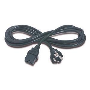 Power Cable - Iec 320 English 60320 C19 (F) - Cee 7/7 (Schuko) (M) - 8 Ft (AP9875)