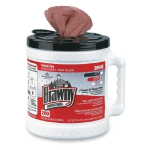 Brawny&reg; Professional D400 Disposable Cleaning Towels in Bucket - 9.90