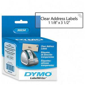 Clear Address Labels for Dymo Printers (30254) 