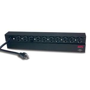 APC Basic Rack 2.4kVA PDU - 10 x NEMA 5-20R - 2.4kVA - 1U 19