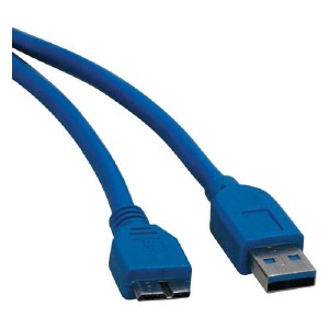 Eaton Tripp Lite Series USB 3.0 SuperSpeed Device Cable (A to Micro-B M/M), Blue, 10 ft. (3.05 m) -...