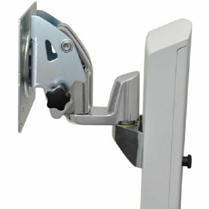 Ergotron Mounting Pivot for Cart - Polished Aluminum - 15 lb Load Capacity - Aluminum (97-650)