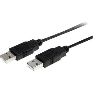 StarTech.com 1m USB 2.0 A to A Cable - M/M - Connect USB 2.0 devices to a USB hub or to your...