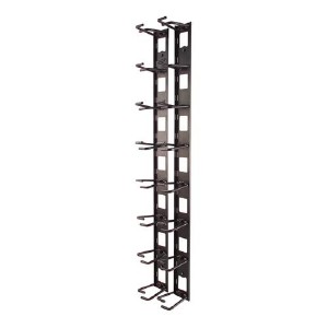 APC Vertical Cable Organizer - Cable Manager - Black - 0U Rack Height (AR8442)