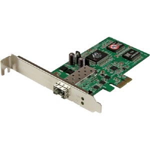 StarTech.com PCI Express Gigabit Ethernet Fiber Network Card w/ Open SFP - PCIe SFP Network Card...