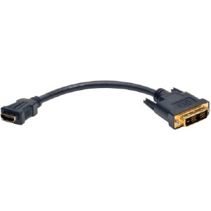 Eaton Tripp Lite Series HDMI to DVI-D Adapter Cable (F/M), 8 in. (20.3 cm) - 8
