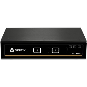 Vertiv Cybex Secure 4K UHD KVM 2-Port DVI-I DualHead EAL4+ NIAP 