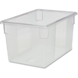 Rubbermaid Commercial 3301CLE Storage Ware - 86 quart Food Container - Plastic, Polycarbonate -...