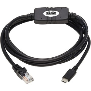 Eaton Tripp Lite Series USB-C to RJ45 Serial Rollover Cable (M/M) - Cisco Compatible, 250 Kbps, 6...