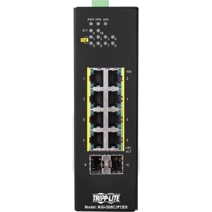 Eaton Tripp Lite Series 8-Port Lite Managed Industrial Gigabit Ethernet Switch - 10/100/1000 Mbps,...