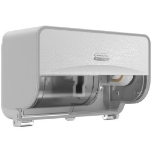 Kimberly-Clark Professional ICON Standard Roll Horizontal Toilet Paper Dispenser - Coreless - 2 x...