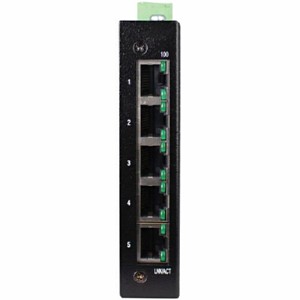 Tripp Lite by Eaton 5-Port Unmanaged Industrial Ethernet Switch - 10/100 Mbps, Ruggedized, -40&deg;...