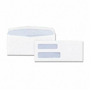 Quality Park No. 8-5/8 Double Window Security Tint Envelopes - Double Window - #8 5/8 - 3 5/8