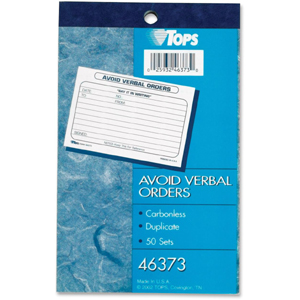 Deals&nbsp;Tops&nbsp;46373&nbsp;Forms & Record Keeping