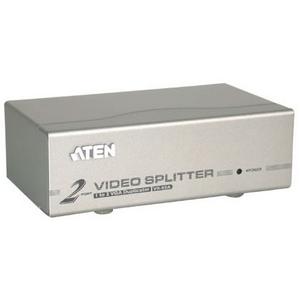 Aten VS92A VGA Switchboxes 2-port Vga Splitter (350mhz) - Vs92a - Impedance 75 Ohms - Max. Distance Up To 3 672792000249