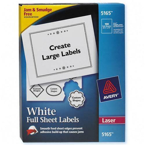 Avery Dennison 05165 Labels Shipping Labels With Trueblock Technology AVE5165 013051327668