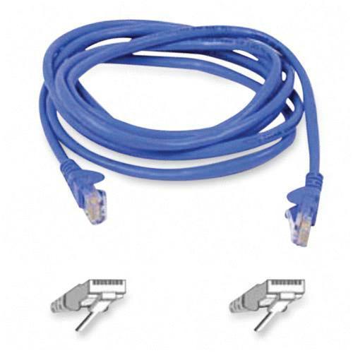 Belkin A3L791-03-BLU-S Cables Belkin Rj45 Cat-5e Patch Cable, Snagless Molded Blue 03 - 3 Ft Category 5e Network Cable For Network A3l79103blus 722868135464