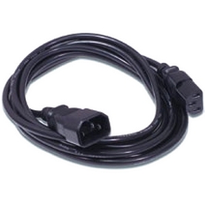 C2g 03143 Power Cords C2g 10ft Power Extension Cord - 18 Awg - Iec320c14 To Iec320c13 - Female - Male - 10ft - Black (0314 757120031437