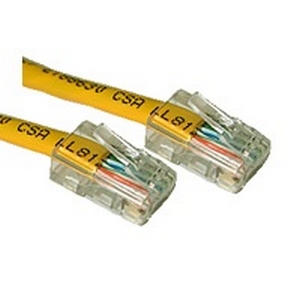 C2g 22676 Cables C2g-3ft Cat5e Non-booted Unshielded (utp) Network Patch Cable - Yellow - Category 5e For Network Dev 088021249646