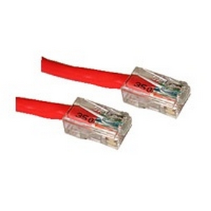 C2g 26709 Cables C2g-25ft Cat5e Non-booted Crossover Unshielded (utp) Network Patch Cable - Red - Category 5e For Net 320127537327