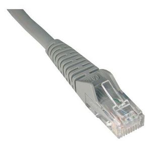 Eaton N001-010-GY Cables Eaton Tripp Lite Series Cat5e 350 Mhz Snagless Molded (utp) Ethernet Cable (rj45 M/m), Poe - Gray, 1 N001010gy 000073320425