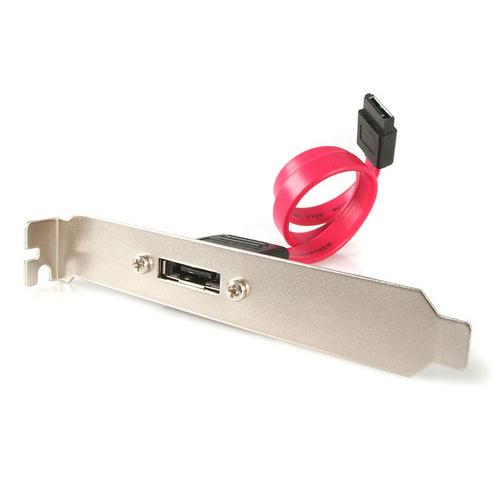 Startech ESATAPLATE1 Cables 1 Port Sata To Esata Slot Plate Bracket 645015927074