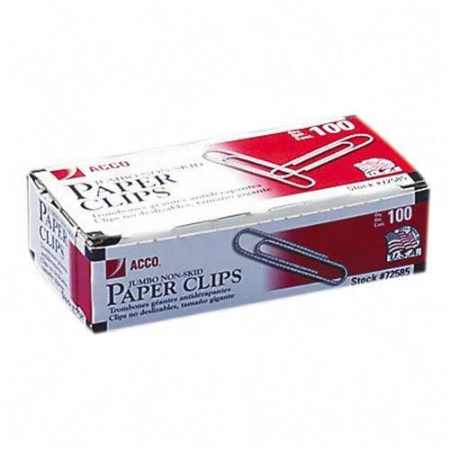 Acco A7072385G Pins & Clamps Economy #1 Paper Clips ACC72385 809301846382