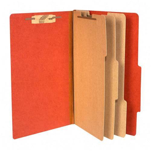 Acco A7016038 File Folders & Binders 4" Exp. 3 Partition Classification Folders ACC16038 050505160389