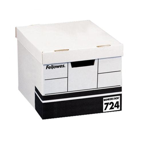 Fellowes 00724 Shipping & Storage Boxes R-kive - Letter/legal, White/black (00724) (fel00724) Pg.947. 077511007248