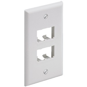 Panduit CFPL4WHY Faceplates & Mounting Boxes Panduit 4 Socket Mini-com Classic Faceplate - 4 X Socket(s) - 1-gang - White (cfpl4why) 642337970191