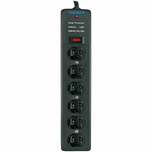 Gefen SS-6 Power Strips Furman Sound 6 Outlet Power Strip - Nema 5-15p - 6 Nema 5-15r Surge-protected - 15ft (ss-6) Ss6 818210338925