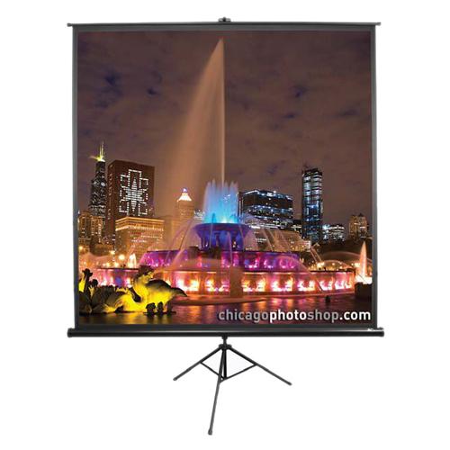 Elitescreens T99NWS1 Projection Screens Elite Screens Tripod Series - 99-inch 1:1, Adjustable Multi Aspect Ratio Portable Indoor Outdoor Pro 735163081404