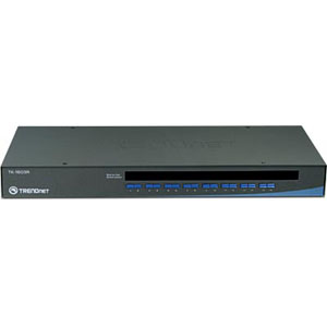 Trendnet TK-1603R KVM Switchboxes Trendnet 16-port Rack Mount Usb Kvm Switch, Vga And Usb Connection, Supports Usb And Ps/2, Auto-scan Tk1603r 168141484919