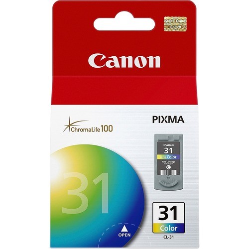 Canon 1900B002 Toners & Ink Cartridges Cl31 Tri-color Ink Cartridge 002900543748