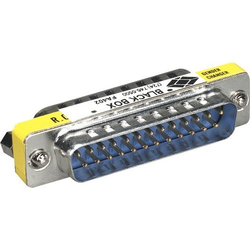 Black Box FA402-R2 Connector Adapters Black Box Gender Changer - Db25 Male/db25 Male - 1 X 25-pin Db-25 Serial Male - 1 X 25-pin Db-25 Ser Fa402r2 013269127715