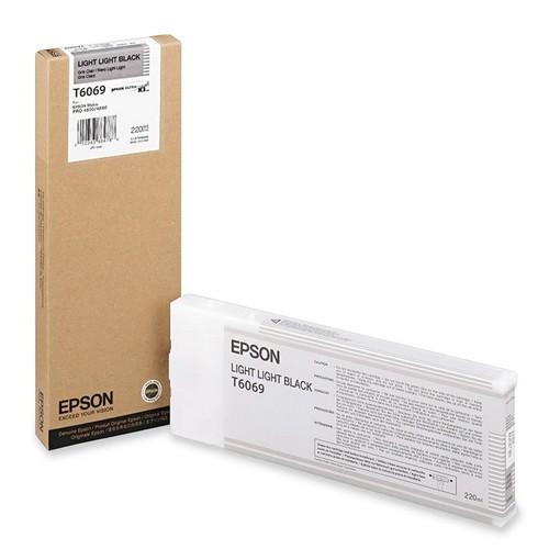 Epson T606900 Toners & Ink Cartridges Epson Original Ink Cartridge - Inkjet - Light Black - 1 Each (t606900) 071020055097