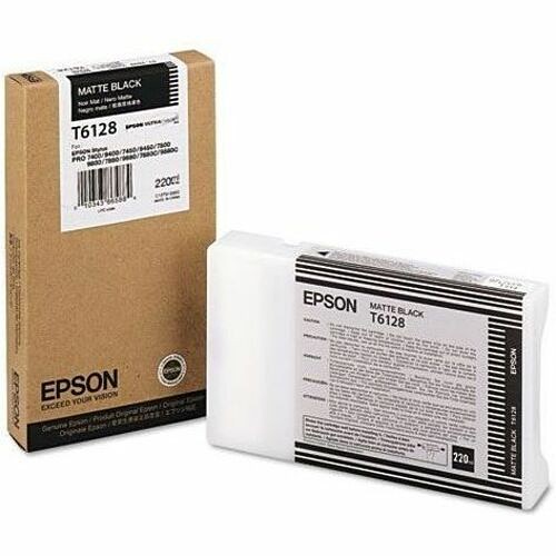 Epson T612800 Toners & Ink Cartridges Epson Matte Black Ink Cartridge - Inkjet - Matte Black (t612800) (epst612800) EPST612800 103438658840