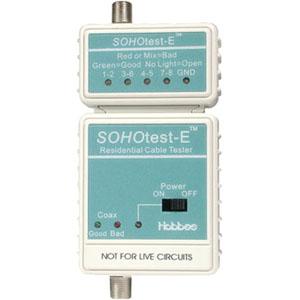 C2g 39004 Test Equipment Sohotest-e Residential Cbl Tester - Easy-to-read Led Display Makes It Easy To Qu (39004) 012303100882