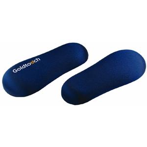 Goldtouch GT7-0003 Wrist/Mouse Pads Blue Gel Filled Palm Supports By Ergoguys Gt70003 641676232793