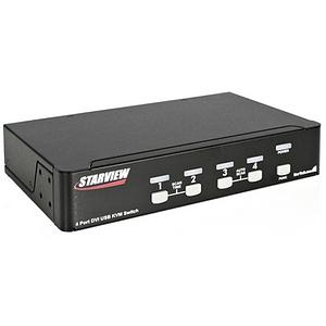 Startech SV431DVIUA KVM Switchboxes 4 Port Dvi Usb Kvm Switch With Audio 065030824958