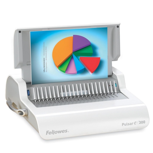 Fellowes 5216701 Binding Machines Pulsar E 300 Electric Comb Binding Machine And Starter Kit 043859514229