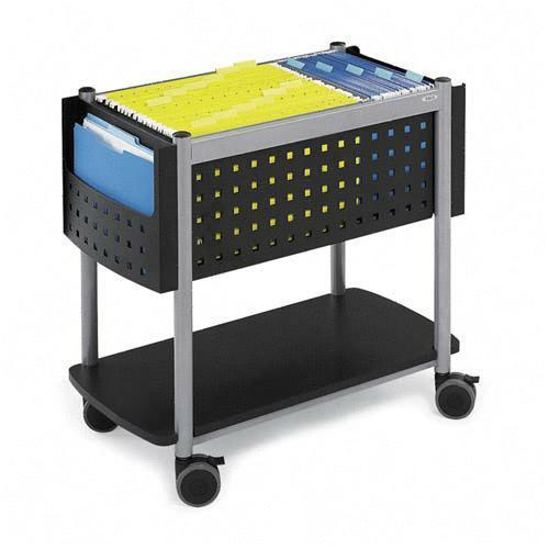 Safco 5373BL Carts & Dollies Scoot Open Top Mobile File SAF5373BL 073555537321