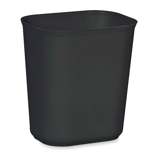 Rubbermaid FG254100BLA Wastebaskets & Trash Cans 14qt Fire Resistant Wastebasket RCP254100BK 086876117165