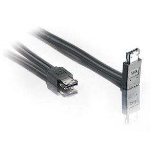 Middle Atlantic 10222 Cables C2g 1m 180anddeg; To 90anddeg; External Serial Ata Cable - Esata - Esata - 3.28ft - Black (10222) 757120102229