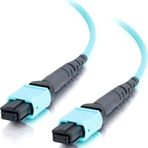C2g 31422 Cables C2g 30m Mtp 10gb 50/125 Om3 Multimode Fiber Cable - Aqua - 100ft - Fiber Optic For Network Device -  757120314226
