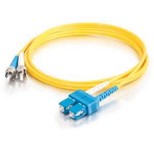 C2g 37904 Cables C2g-10m Sc-st 9/125 Os1 Duplex Singlemode Fiber Optic Cable (plenum-rated) - Yellow - Fiber Optic Fo 757120379041