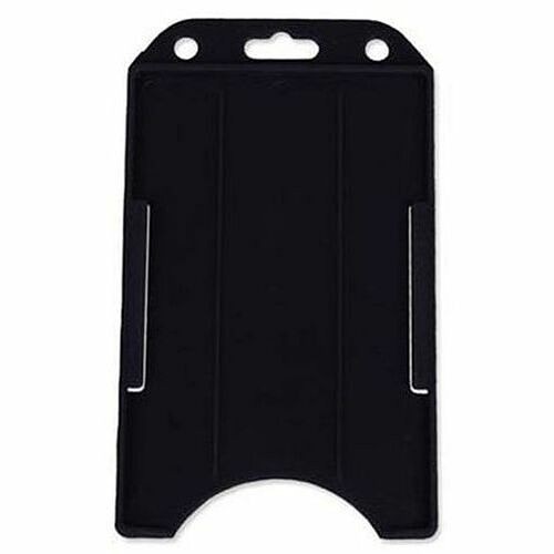 Brady People Id 1840-8161 Holders & Clips Brady Open-face Rigid Card Holder - 3.62" X 2.64" - Black (1840-8161) 18408161 