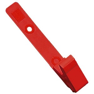 Brady People Id 2115-2006 Pins & Clamps Brady Knurled Thumb With Grip Clip - Plastic - 500 Red (2115-2006) 21152006 