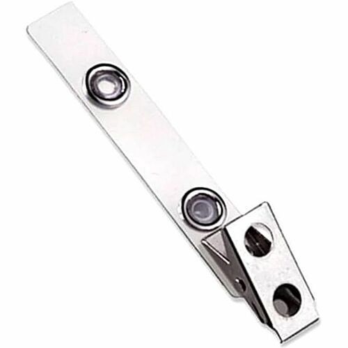 Brady People Id 2110-1100 Pins & Clamps Brady People Id Mylar Strap Clip 2-hole Nickel P (2110-1100) 21101100 