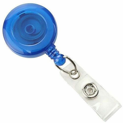Brady People Id 2120-3602 Holders & Clips Round Translucent Badge Reel 21203602 783583453356